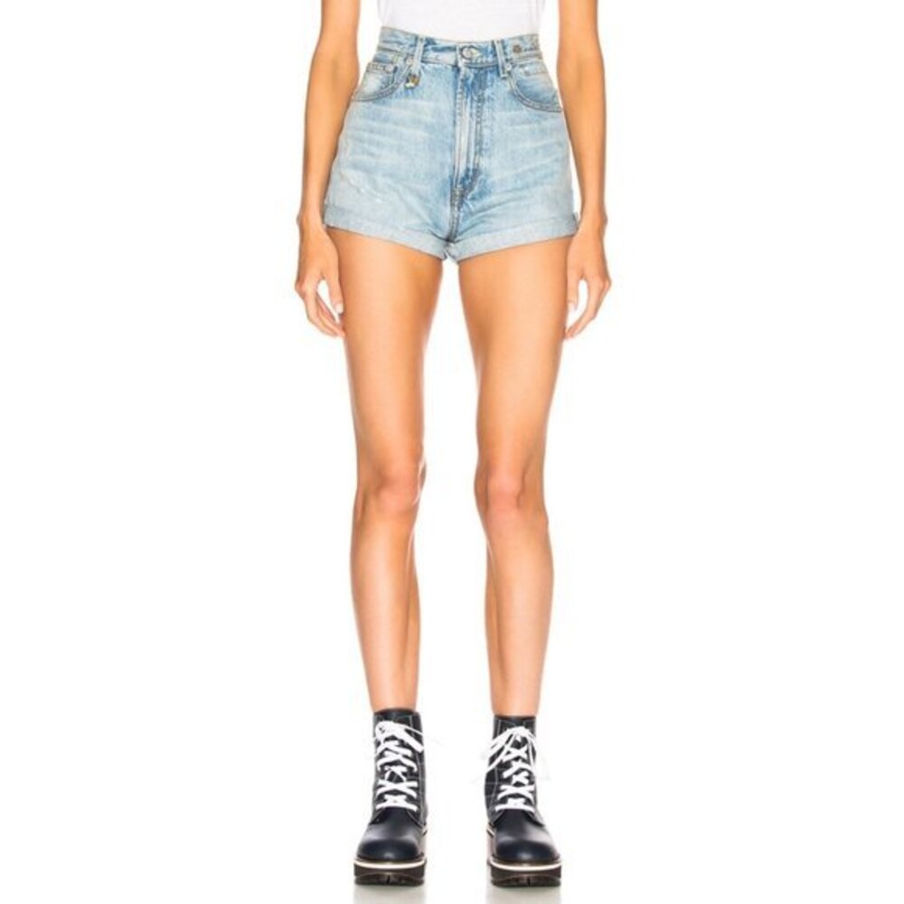 R13 High Rise Hailey Shorts in Tilly size 29